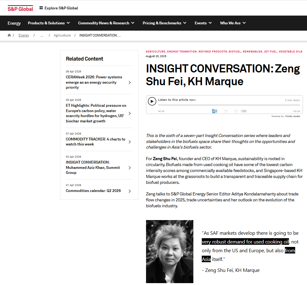 INSIGHT CONVERSATION Zeng Shu Fei, KH Marque